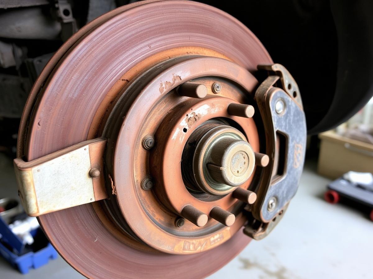 Brake Replacement — Northeast Philadelphia — before the repair
