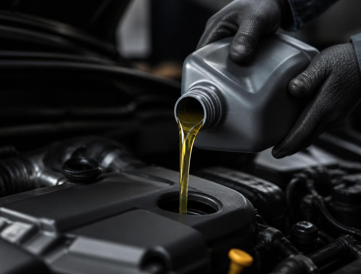 Oil Change at AVOX Performance